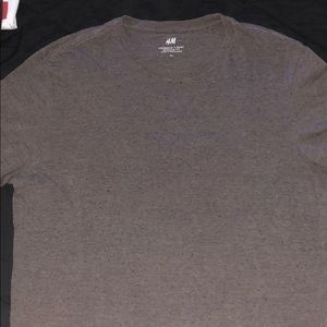 Brown, Black Dotted H&M T-shirt